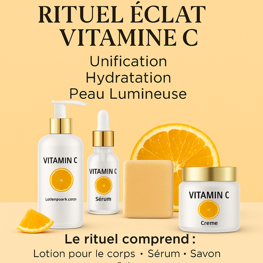 Rituel Éclat Vitamine C – Unification, Hydratation & Peau Lumineuse
