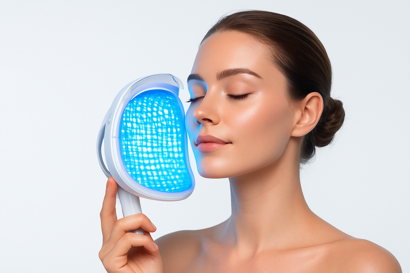 Visage Bleu – La lumière qui transforme ta peau