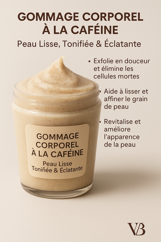 Gommage Corporel à la Caféine – Peau Lisse, Tonifiée & Éclatante