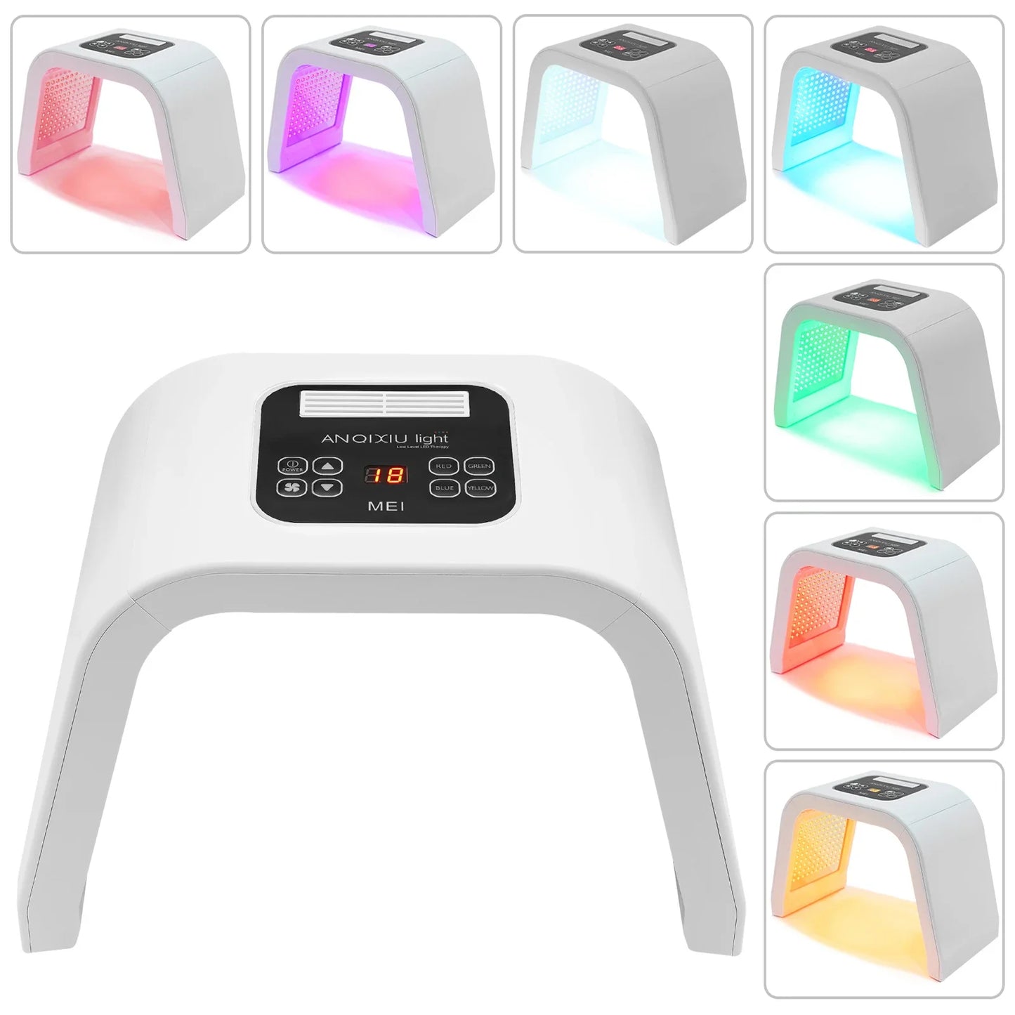 ✨ Masque LED 7 Couleurs – Anti-Âge & Réparation