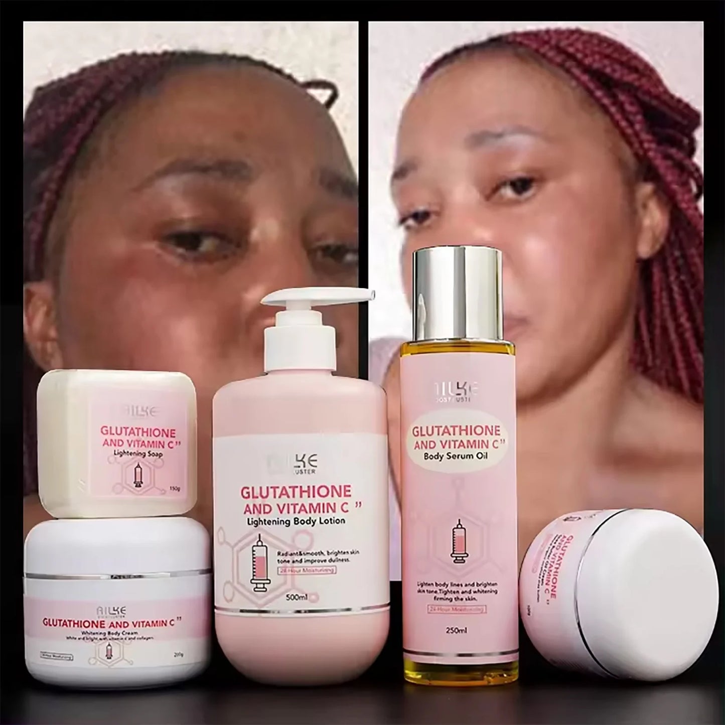 Rituel Éclaircissant & Unifiant Corps – Hydratation, Éclat & Peau Sublimée