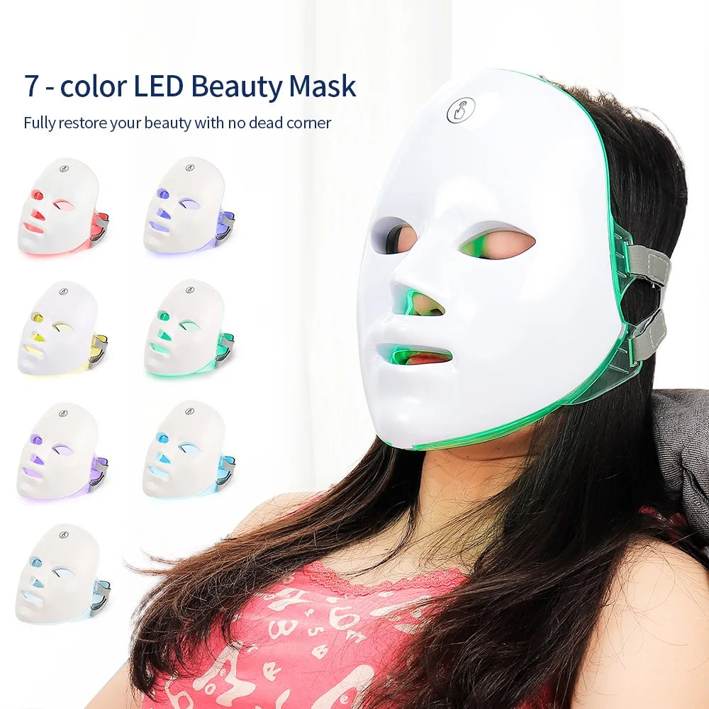 ✨ Masque LED 7 Couleurs – Soin Anti-Âge