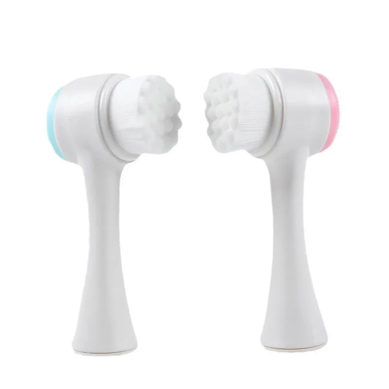 Brosse Nettoyante Visage 2-en-1 en Silicone