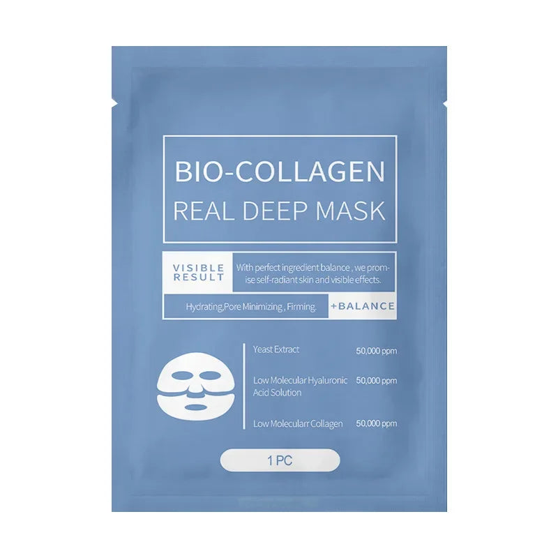 Masque Visage Bio-Collagène — Lissant, Repulpant & Hydratation Intense