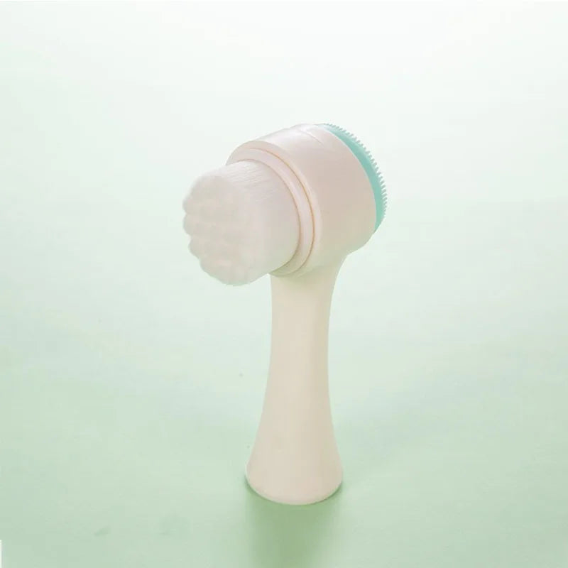 Brosse Nettoyante Visage 2-en-1 en Silicone