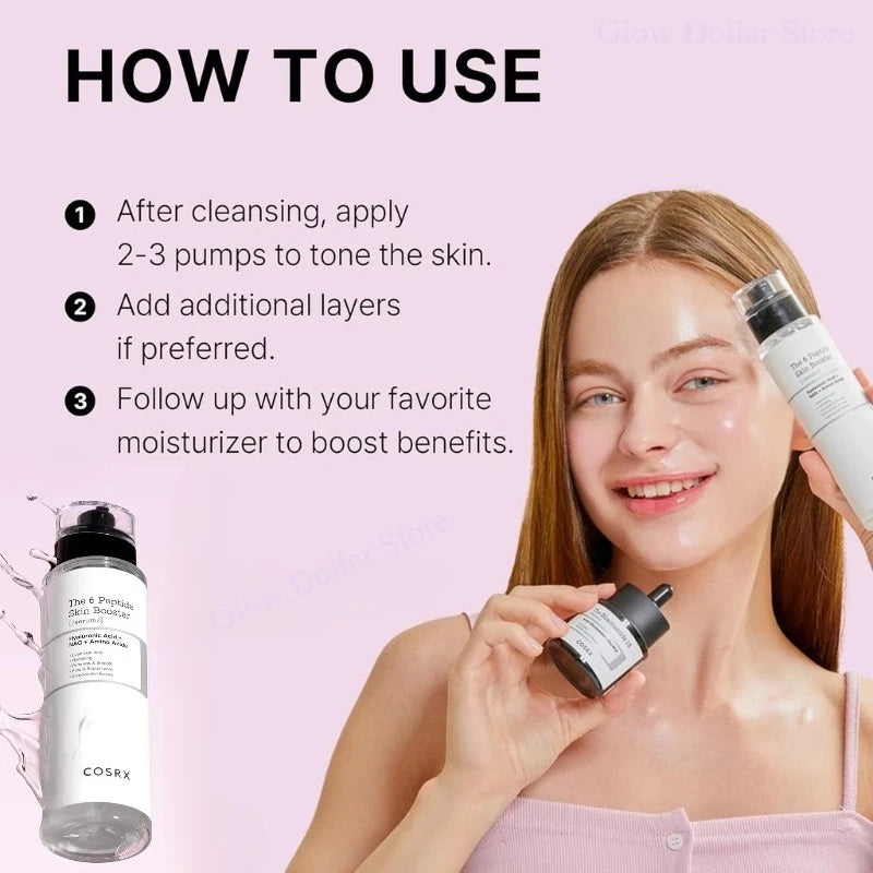 ✨ Sérum Peptides & Glow 6X – Hydratation & Éclat