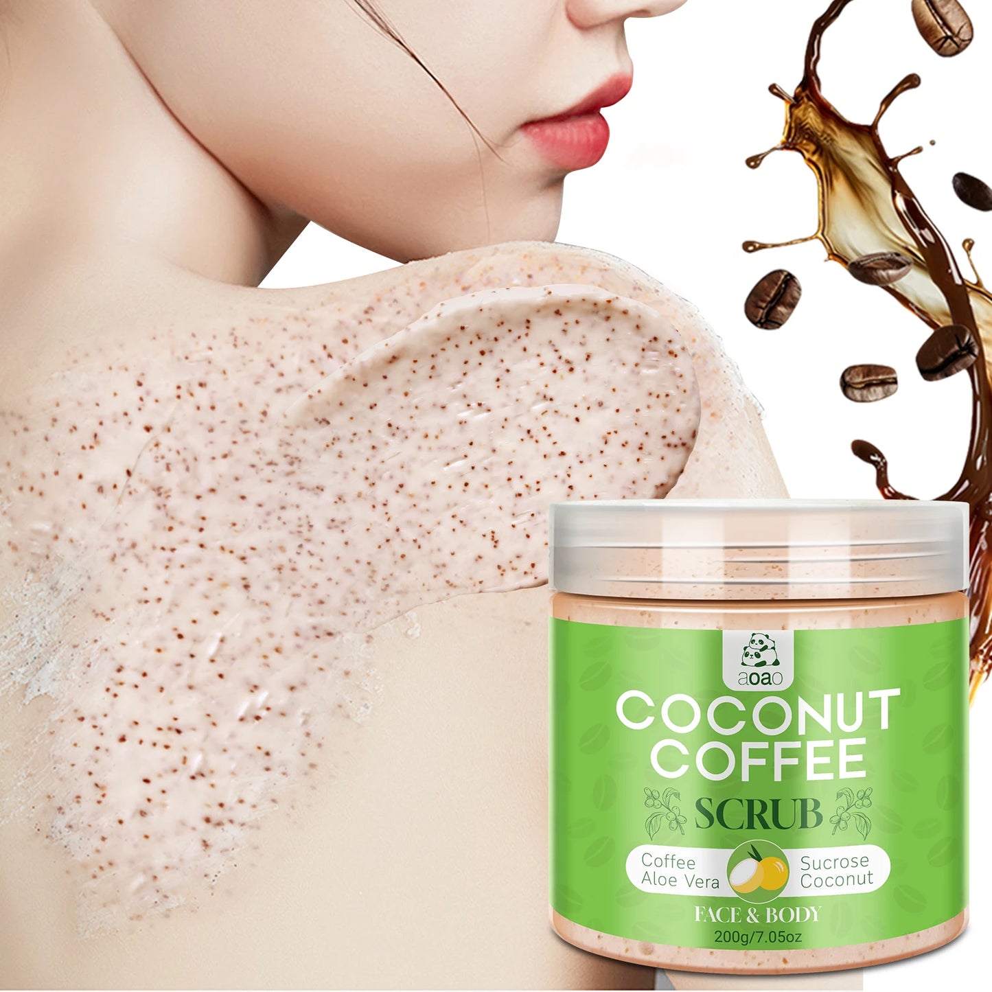 Exfoliant Coco & Café — Douceur Lissante & Éclat Naturel