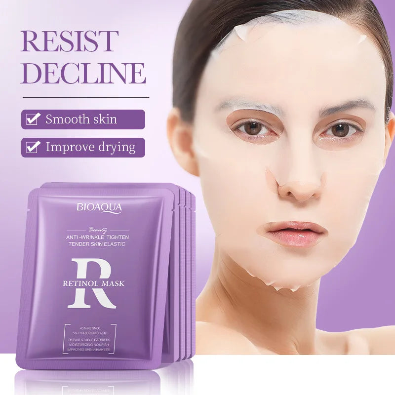 Masque Visage au Rétinol – Lissant, Raffermissant & Éclat Jeunesse