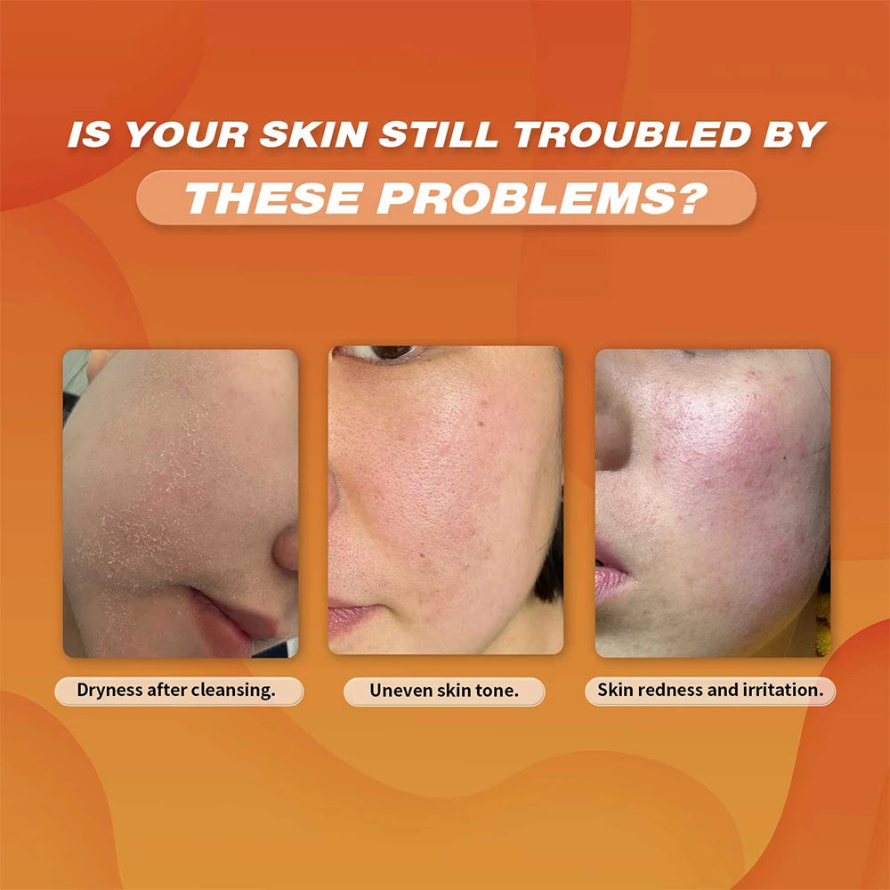 Turmeric Cleanser Moisturize Facial Brightening Skin Tone Daily Face Wash Foam with Brush Skin Care Clean Lemon Fruit Extract